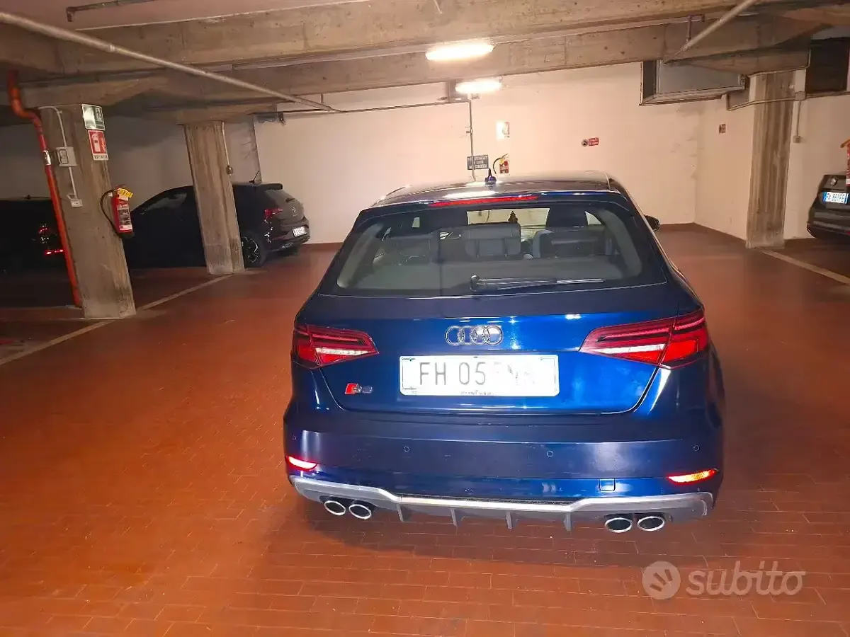 Usata Audi S3 Sportback 190 CV (139 kW) 2017 Bluazzurro Utilitaria