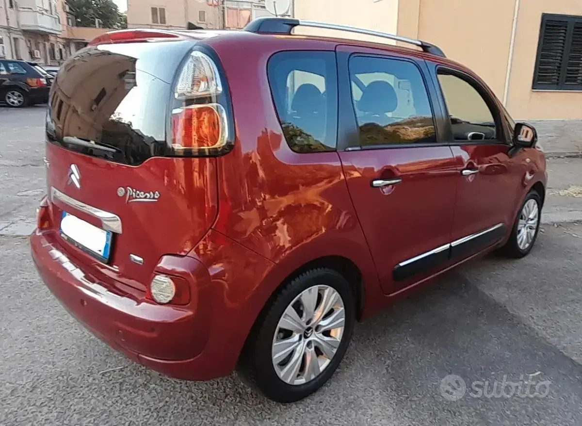 Usata Citroën C3 Picasso Exclusive 92 CV (67 kW) 2012 Rosso Monovolume