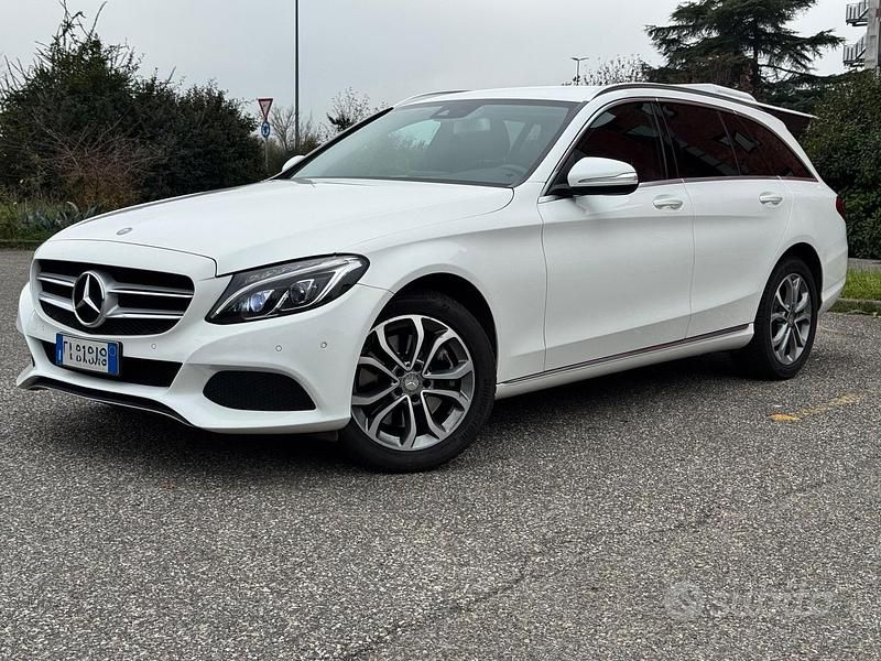 Usata Mercedes C250 Premium 204 CV (150 kW) 2015 Bianco Station wagon