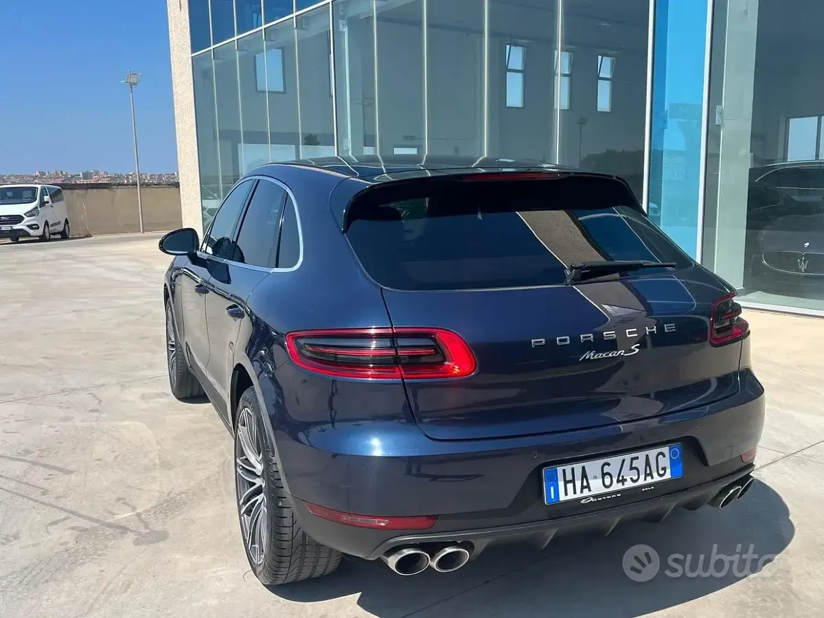 Usata Porsche Macan 340 CV (250 kW) 2015 Blu SUV