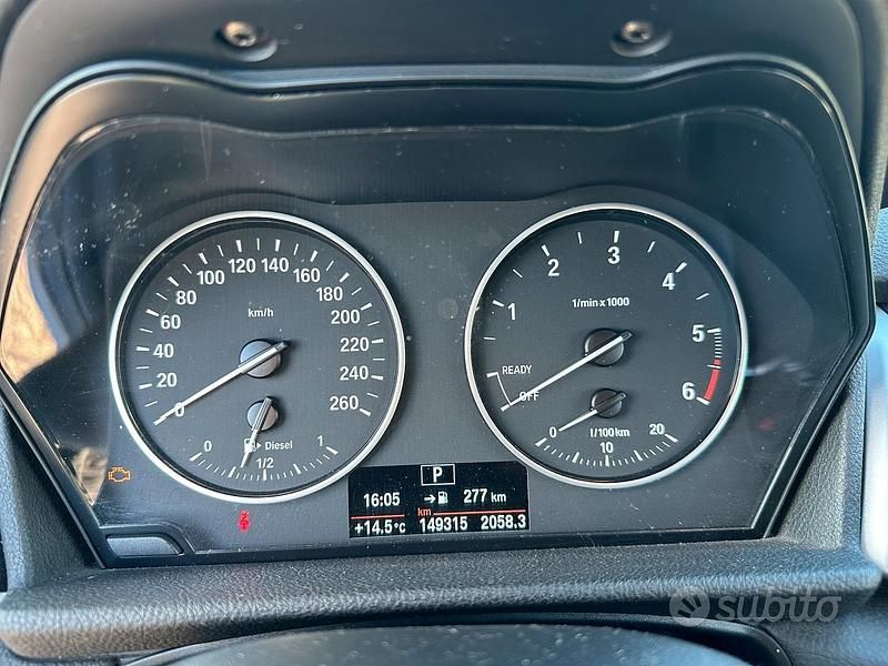 Usata BMW 216 Active Tourer Efficient Dynamics 2018 Grigio Monovolume