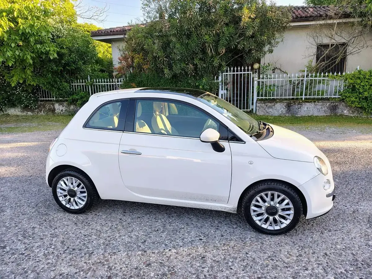 Usata Fiat 500 Lounge 95 CV (69 kW) 2015 Bianco Berlina