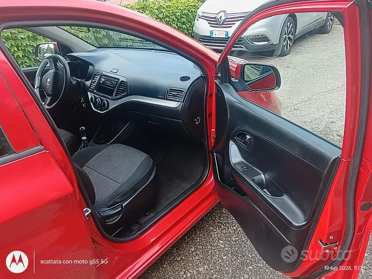 Usata Kia Picanto 69 CV (50 kW) 2014 Rosso Utilitaria