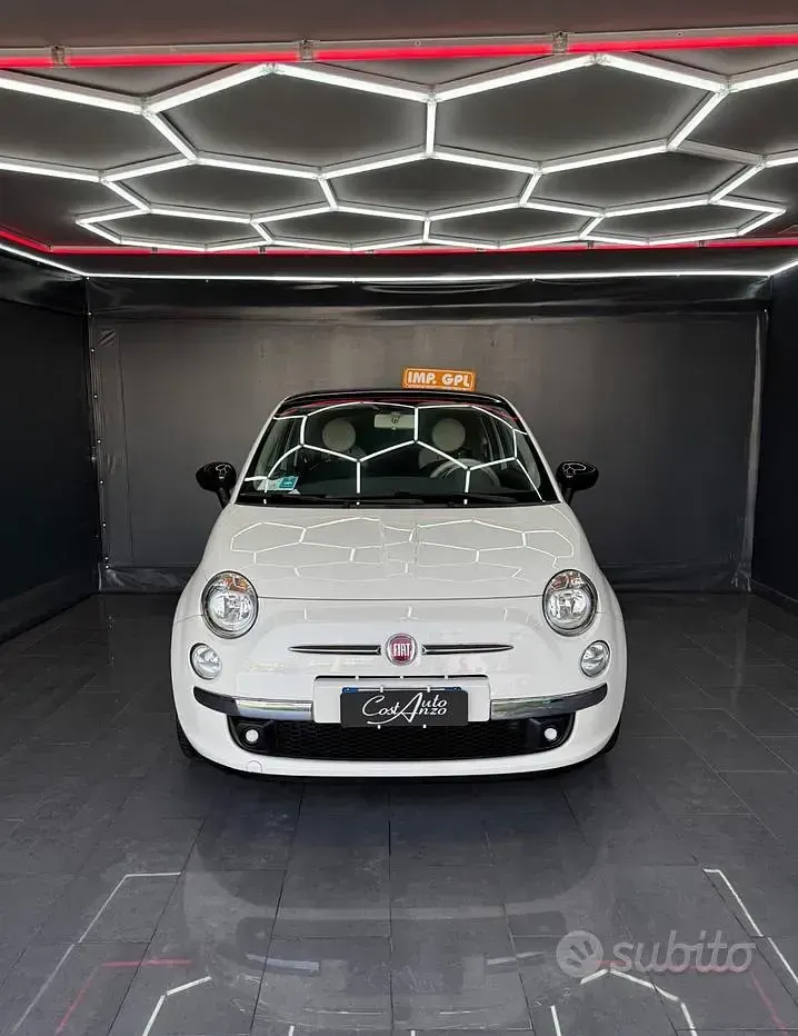 Usata Fiat 500 Lounge 69 CV (50 kW) 2014 Bianco Berlina