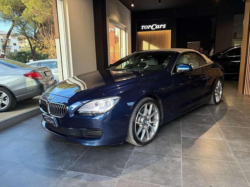 Usata BMW 640 Cabriolet 320 CV (235 kW) 2011 Blu/azzurro Cabrio