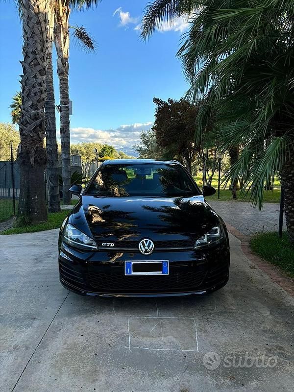 Usata VW Golf VII GTD 184 CV (135 kW) 2016 Nero Berlina