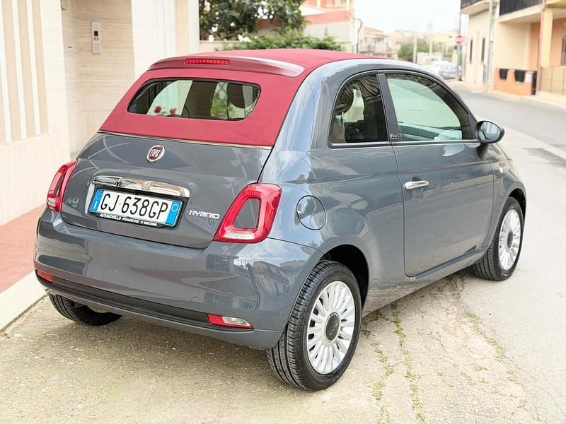 Usata Fiat 500C 69 CV (50 kW) 2022 Grigio Cabrio
