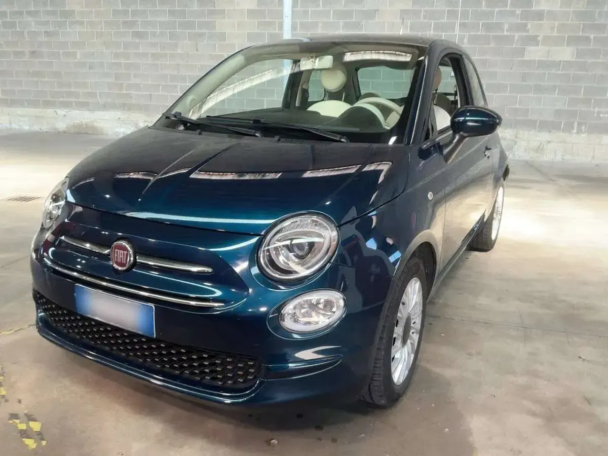 Usata Fiat 500 Lounge 69 CV (50 kW) 2019 Blu/azzurro Utilitaria