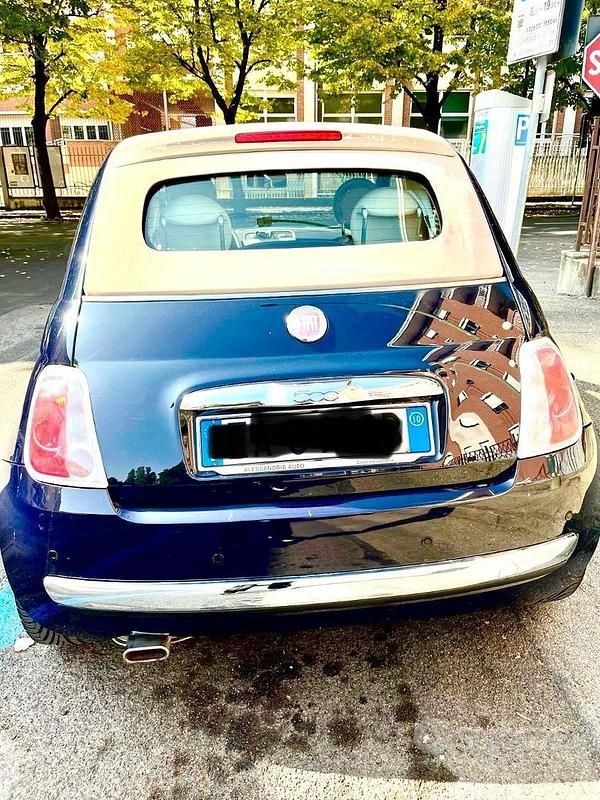 Usata Fiat 500 69 CV (50 kW) 2010 Blu Utilitaria