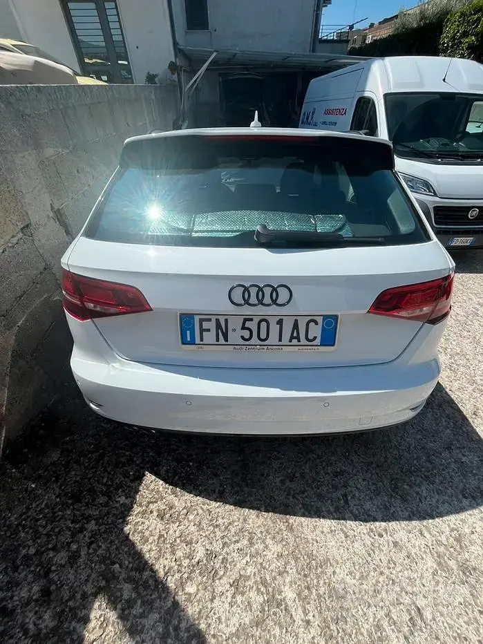 Usata Audi A3 150 CV (110 kW) 2017 Bianco Berlina