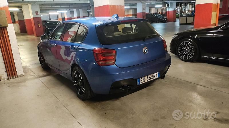 Usata BMW 118 Efficient Dynamics 143 CV (105 kW) 2013 Blu Utilitaria