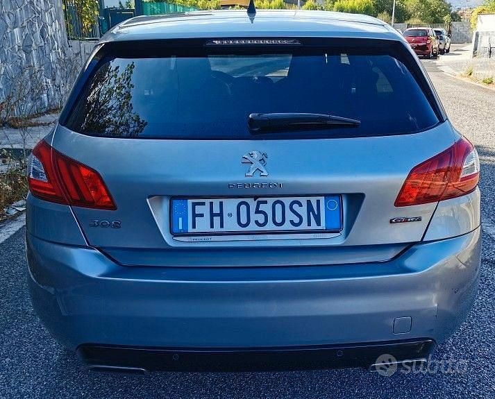 Usata Peugeot 308 GT-line 120 CV (88 kW) 2017 Grigio Berlina
