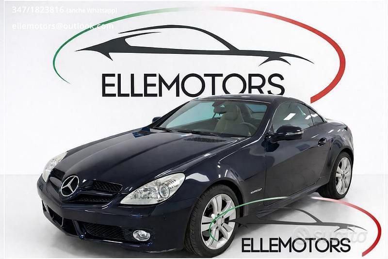 Usata Mercedes SLK200 184 CV (135 kW) 2010 Blu Cabrio
