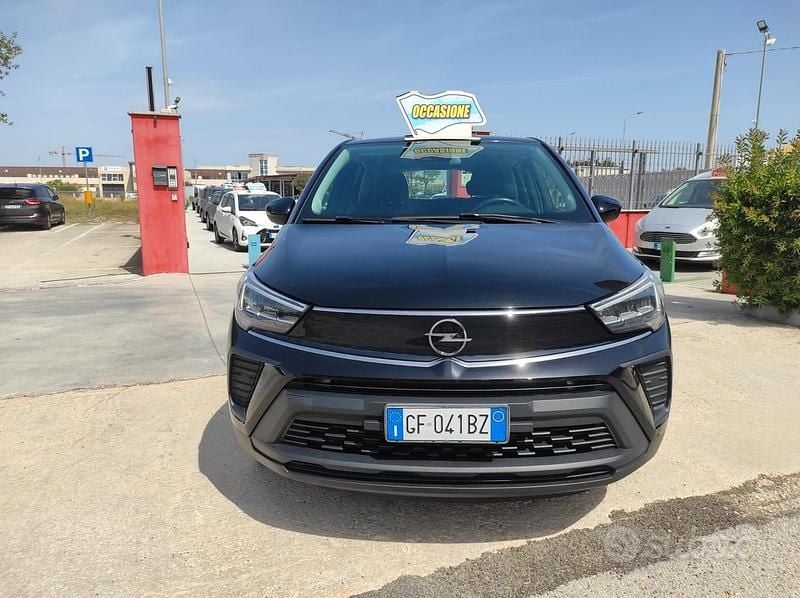 Usata Opel Crossland X 110 CV (80 kW) 2021 Nero SUV