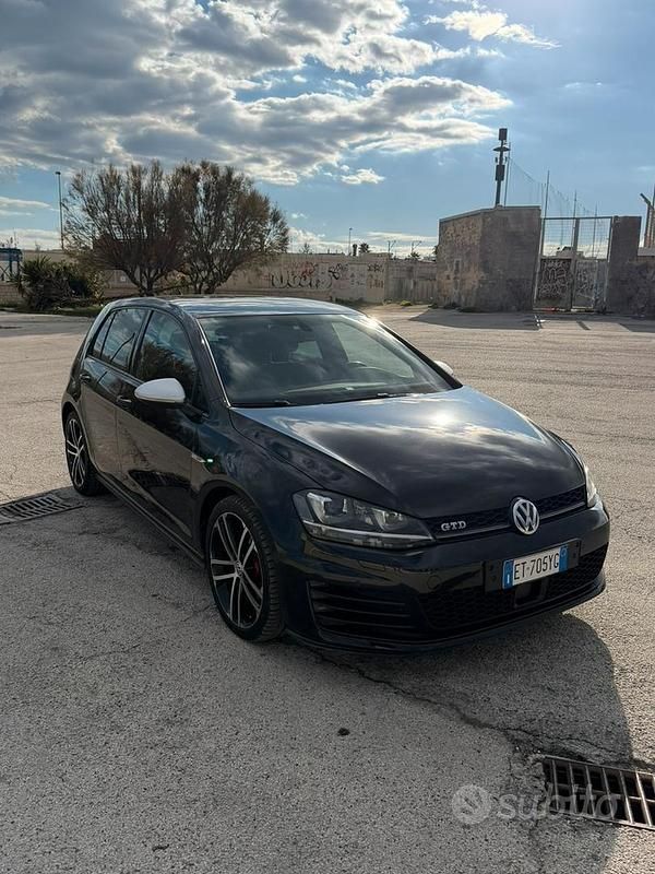 Usata VW Golf VII GTD 184 CV (135 kW) 2014 Nero Berlina
