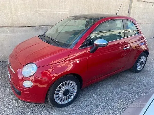 Usata Fiat 500 69 CV (50 kW) 2010 Rosso Coupé