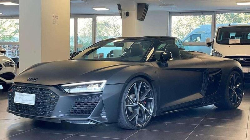 Usata Audi R8 Spyder Performance 570 CV (419 kW) 2020 Nero Cabrio