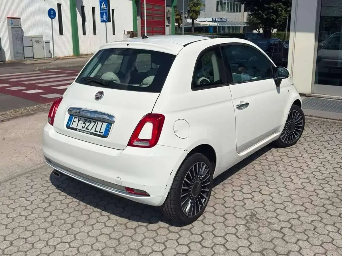 Usata Fiat 500C Lounge 69 CV (50 kW) 2019 Bianco Cabrio