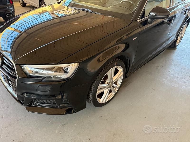 Usata Audi A3 S-Line 116 CV (85 kW) 2019 Nero Berlina