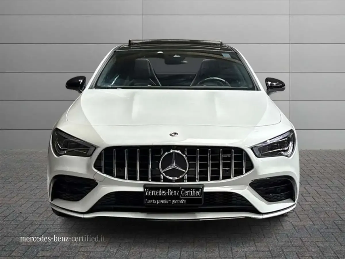 Usata Mercedes CLA35 AMG AMG 306 CV (225 kW) 2023 Bianco digitale Coupé