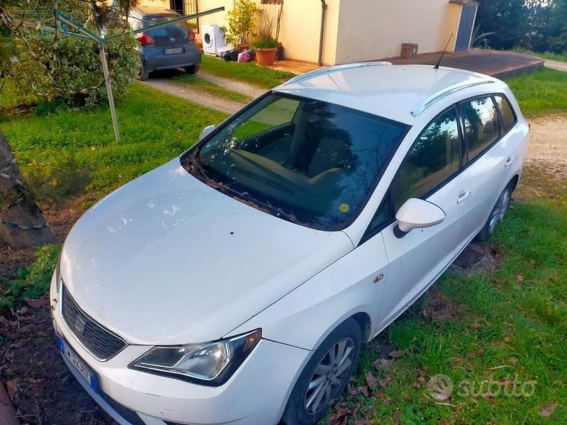 Usata Seat Ibiza ST 75 CV (55 kW) 2014 Bianco Station wagon