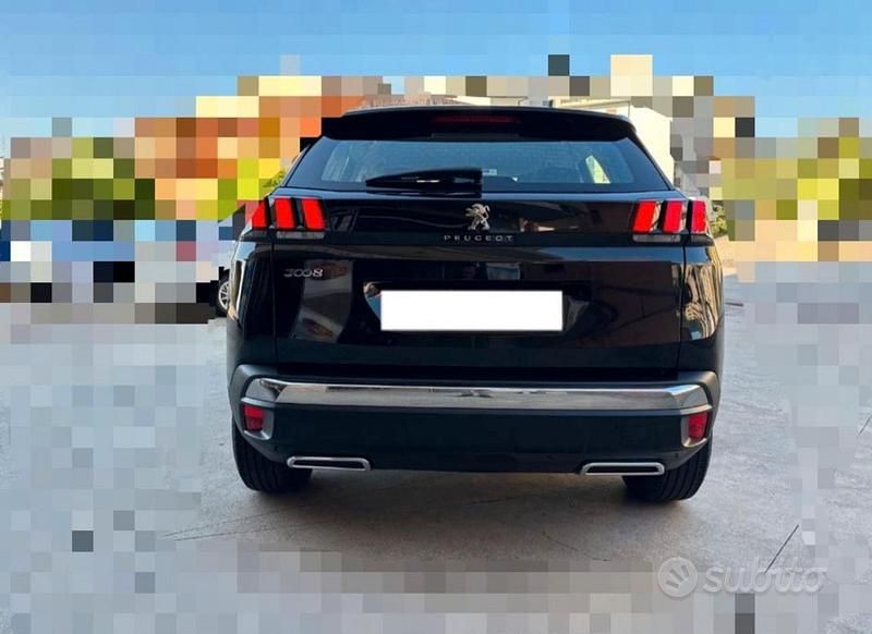 Usata Peugeot 3008 131 CV (96 kW) 2020 Nero SUV