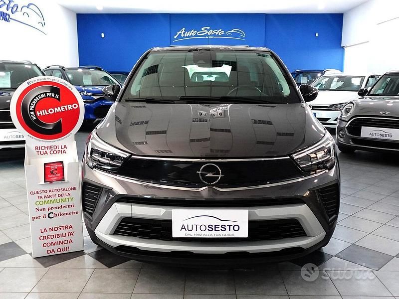 Usata Opel Crossland X Design & Tech 110 CV (80 kW) 2022 Grigio SUV