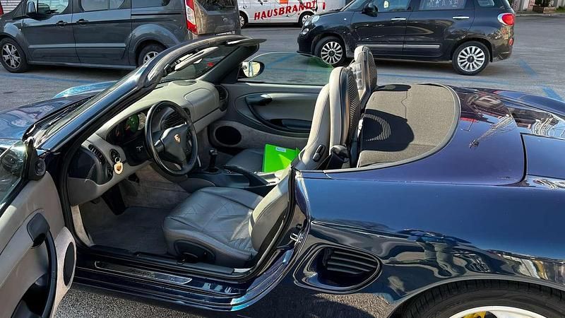 Usata Porsche Boxster 204 CV (150 kW) 2002 Blu/azzurro Cabrio