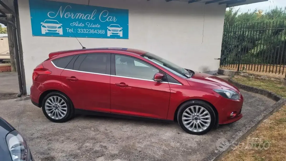 Usata Ford Focus Titanium 116 CV (85 kW) 2012 Rosso Berlina