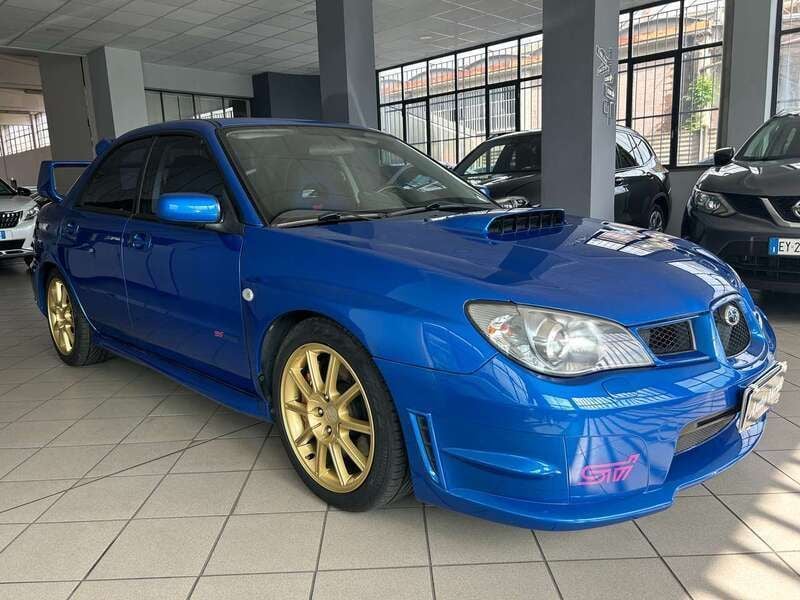 Usata Subaru Impreza 280 CV (205 kW) 2001 Blu/azzurro Berlina