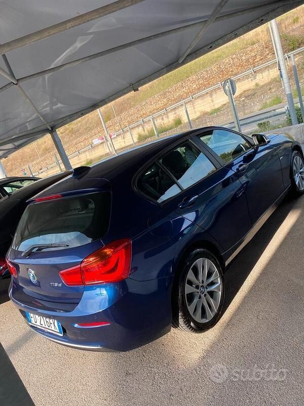 Usata BMW 116 116 CV (85 kW) 2016 Blu Utilitaria
