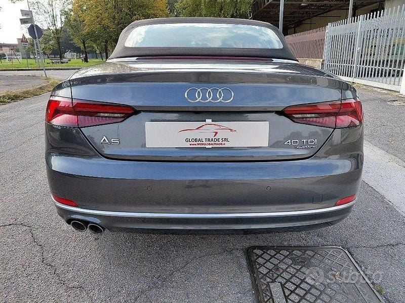 Usata Audi A5 Cabriolet S-Line 190 CV (139 kW) 2019 Antracite Cabrio