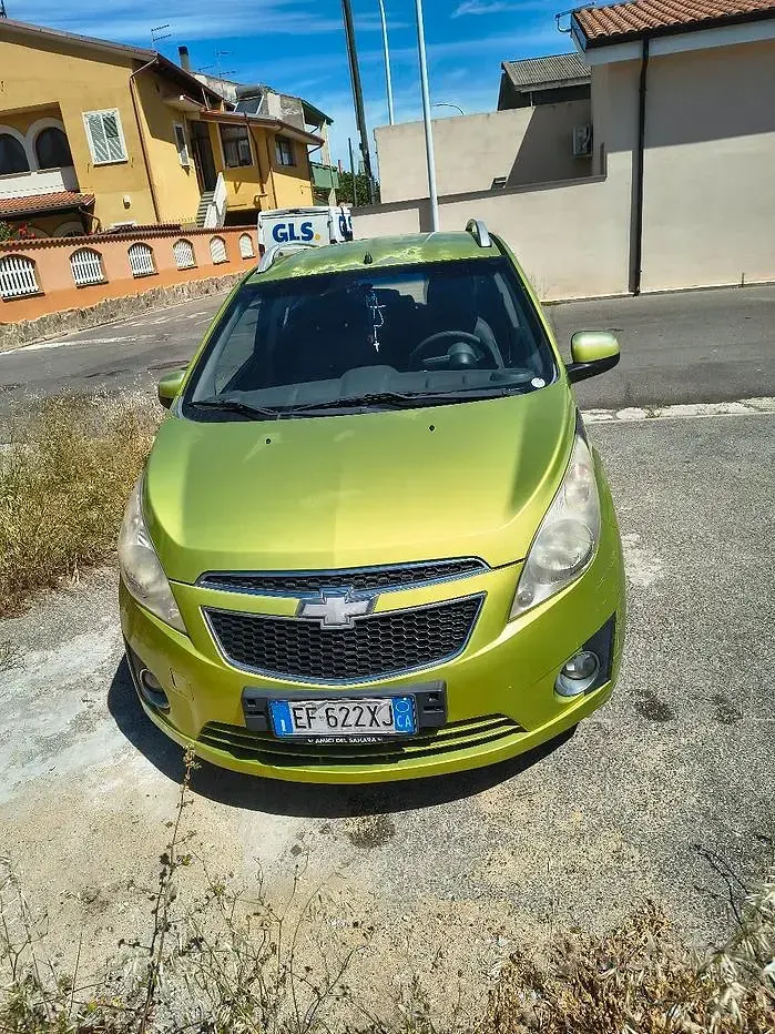 Usata Chevrolet Spark 81 CV (59 kW) 2011 Verde Utilitaria