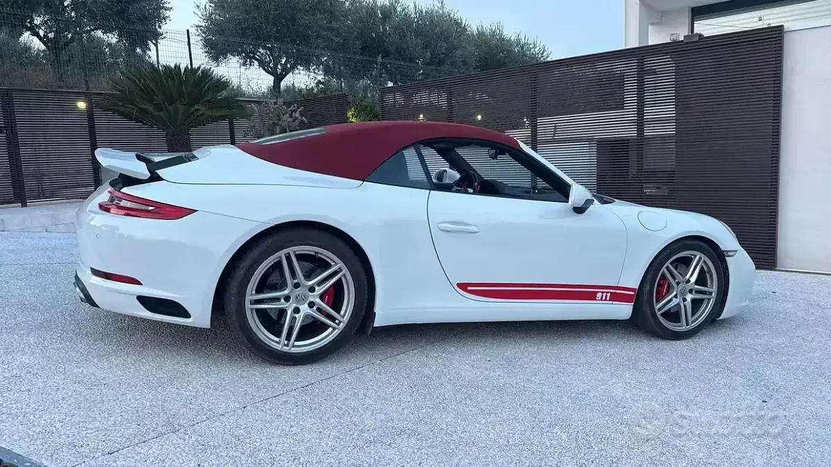 Usata Porsche 911 Carrera Cabriolet 370 CV (272 kW) 2016 Bianco Cabrio