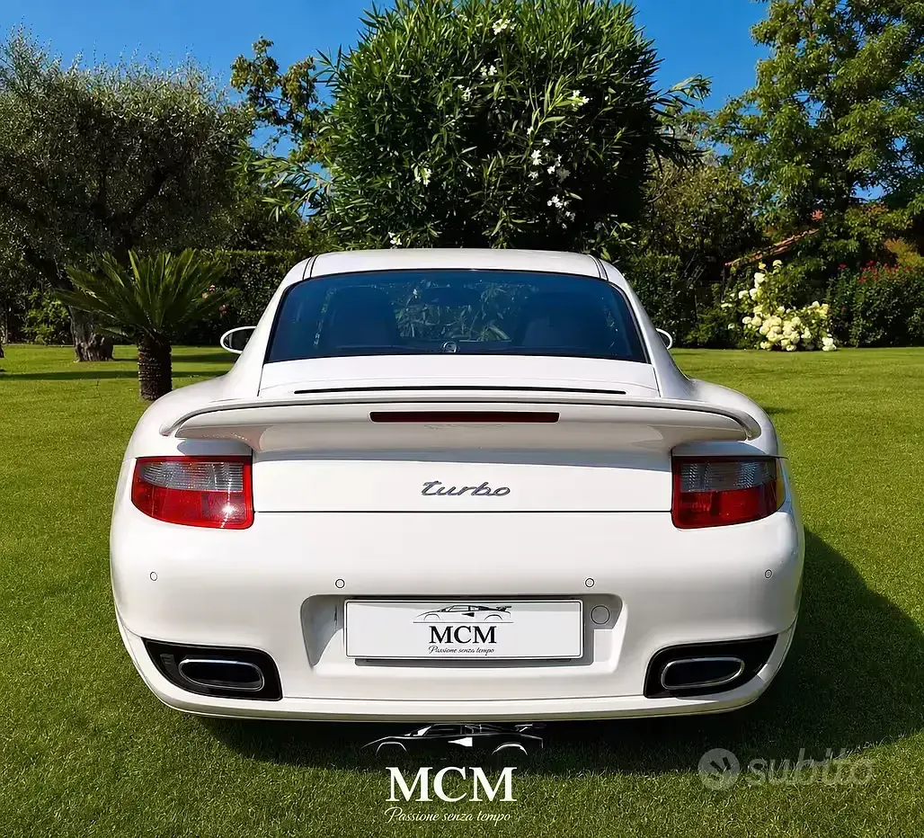 Usata Porsche 997 Turbo 480 CV (353 kW) 2009 Bianco Coupé