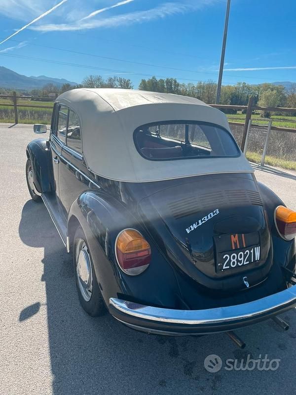 Usata VW Käfer 1970 Nero Cabrio