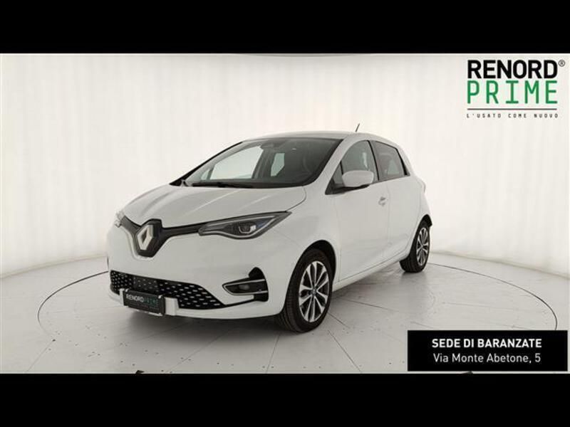 Usata Renault Zoe Intens 100 kW (136 CV) 2020 Bianco Utilitaria