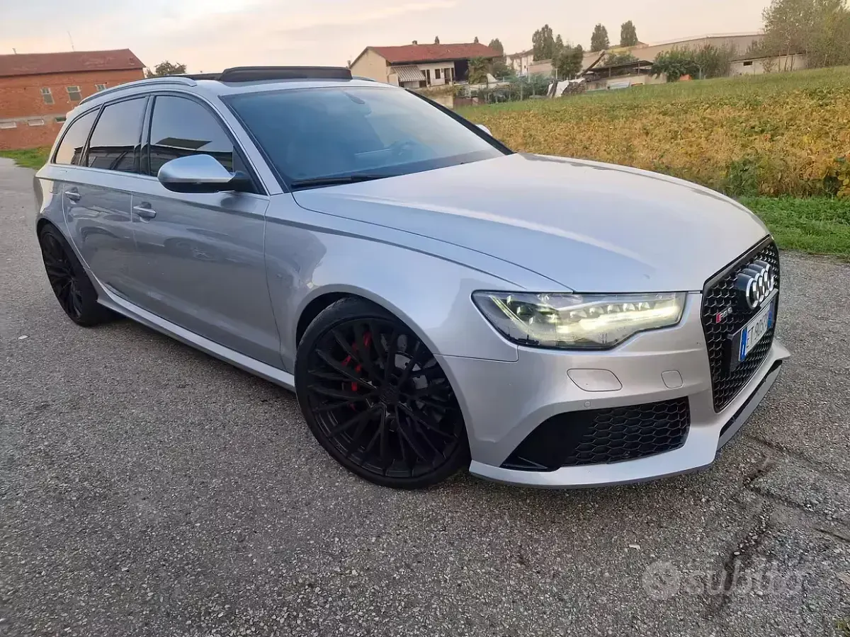 Usata Audi RS6 Comfort 560 CV (411 kW) 2014 Grigio Station wagon
