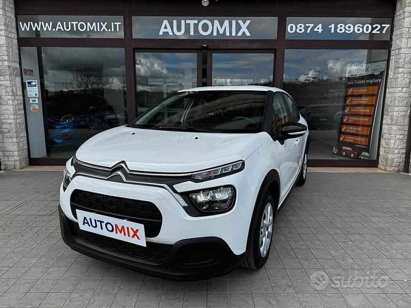 Usata Citroën C3 Feel 101 CV (74 kW) 2022 Bianco Utilitaria