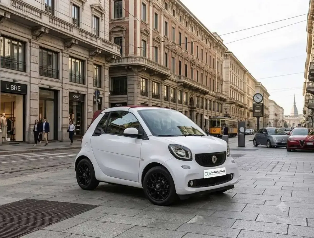 Usata Smart ForTwo Cabrio Passion 90 CV (66 kW) 2019 Bianco bianco Cabrio
