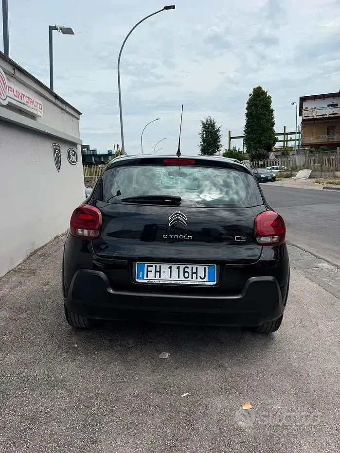 Usata Citroën C3 PureTech 82 CV (60 kW) 2017 Nero Berlina