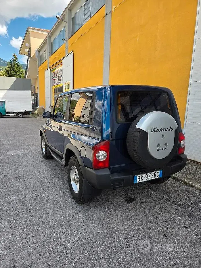 Usata SsangYong Korando 120 CV (88 kW) 2000 Blu SUV