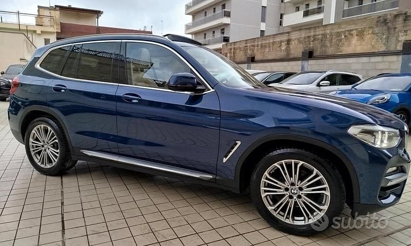 Usata BMW X3 Luxury Line 190 CV (139 kW) 2019 Blu SUV