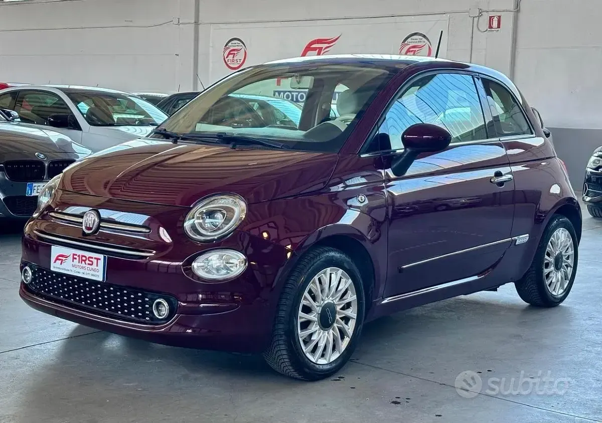 Usata Fiat 500 Riva 69 CV (50 kW) 2017 Viola Utilitaria