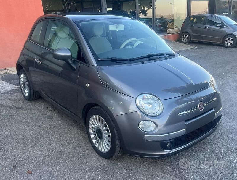 Usata Fiat 500 Lounge 70 CV (51 kW) 2013 Grigio Utilitaria