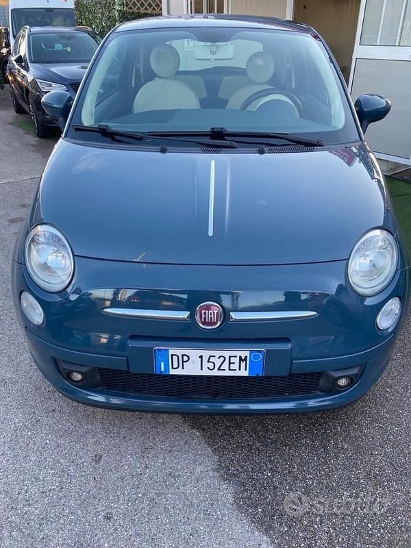 Usata Fiat 500 75 CV (55 kW) 2009 Grigio Cabrio