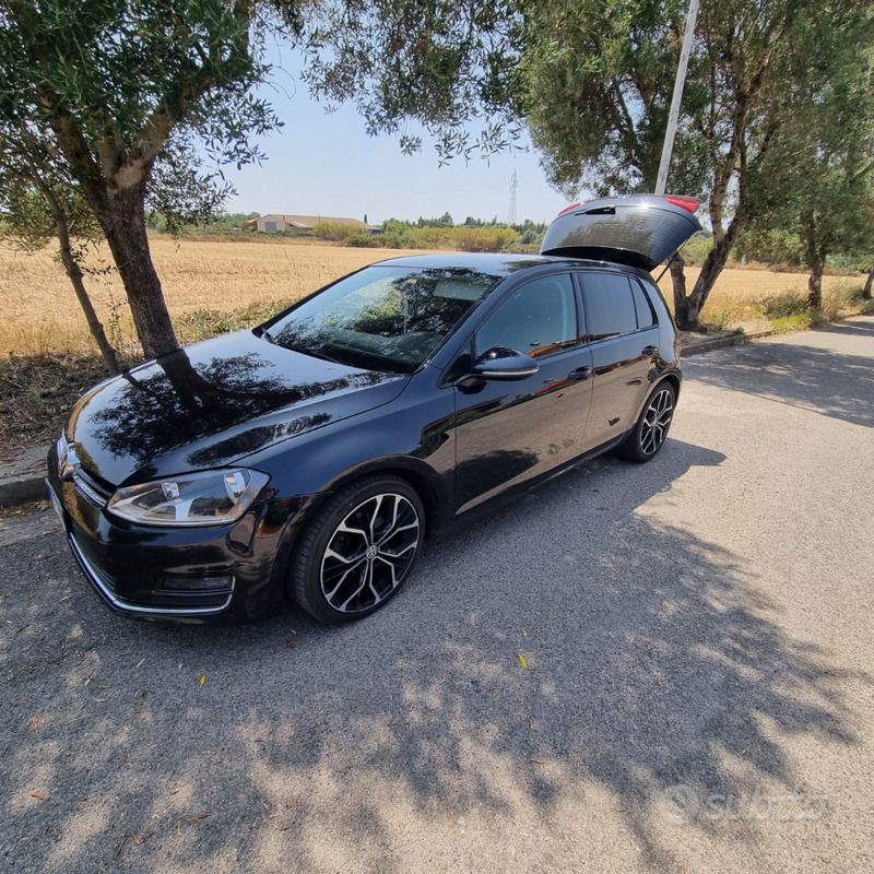 Usata VW Golf VII 110 CV (80 kW) 2013 Nero Berlina