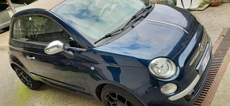Usata Fiat 500C Lounge 69 CV (50 kW) 2017 Blu/azzurro Cabrio