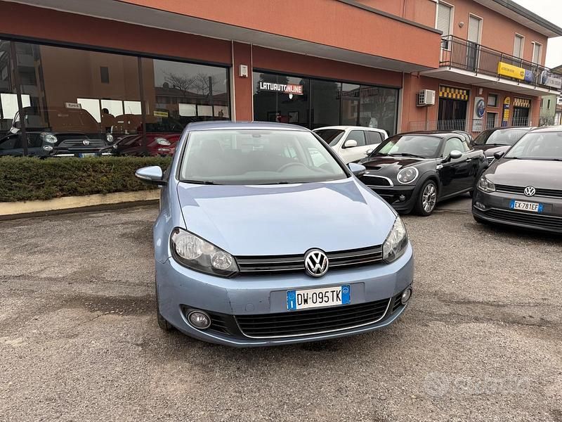 Usata VW Golf VI Highline 160 CV (117 kW) 2009 Blu Utilitaria