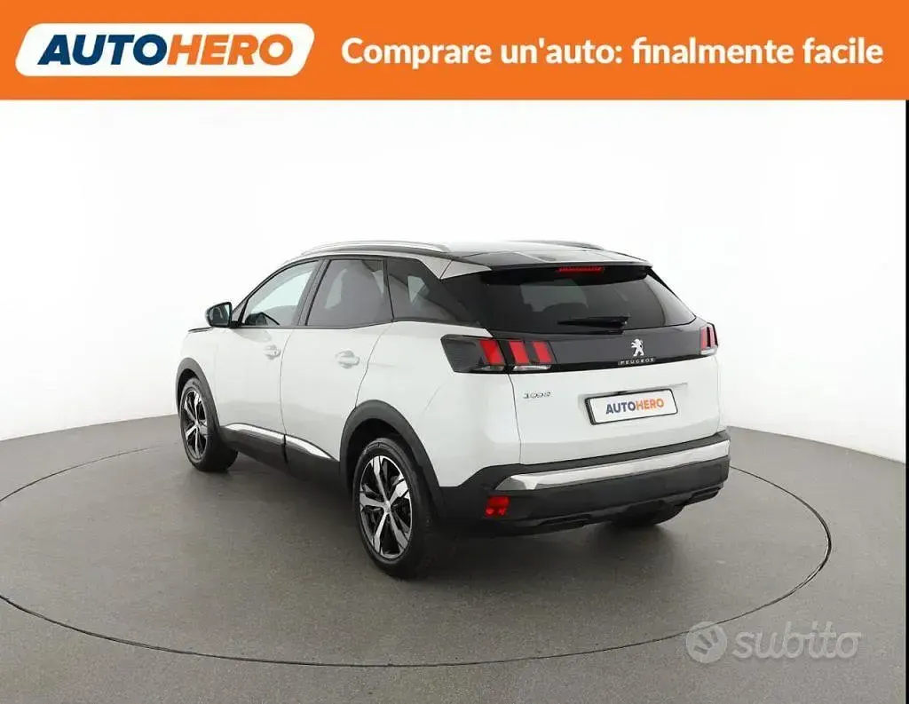 Usata Peugeot 3008 131 CV (96 kW) 2019 Bianco SUV